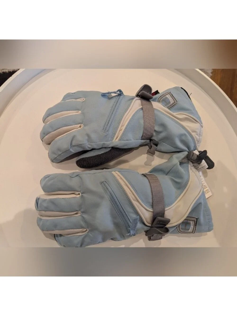 HEAD Winter Warm Sports Gloves Blue & Gray Adult Size small